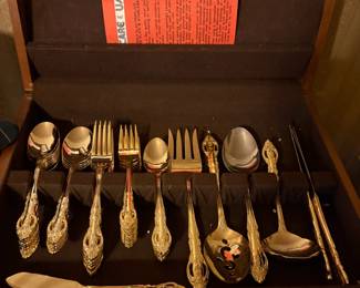 Vintage Gold Flatware