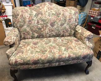 Vintage Floral Settee 