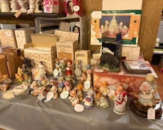 Precious Moments, Holly Hobbie and Misc. Figurines 