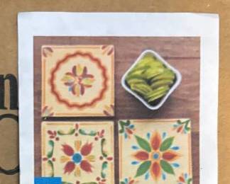 Hand Painted Trivets. can be used as back splash tile .. Have several sets 