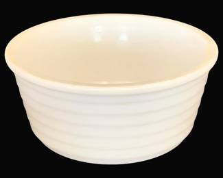 835 - Milk Glass Mixing Bowl - 9 x 4