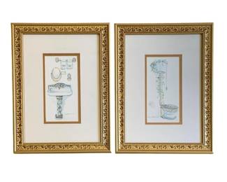 2004 - 2 Framed Prints - 15 x 11