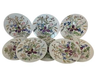 1031 - 8 Signed 10" Cabinet Plates