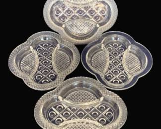 723 - 4 Imperial Cape Cod Relish Dishes (Description): 9.5 x 8.5