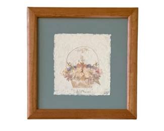 2038 - Framed Multimedia Artwork Signed - 11 x 11