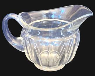 671 - Colonial Glass Pitcher - 6" Tall