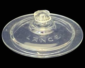 1041 - Lance Glass Jar Lid - 7.5" Round