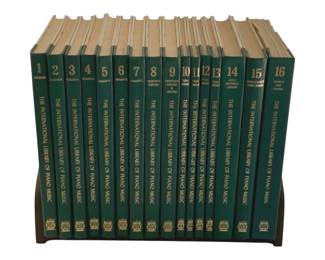 551 - The International Library of Piano Music (Description): 16 Volume Collection