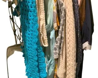 74 - Lot of Assorted Women's Clothes & Shawls