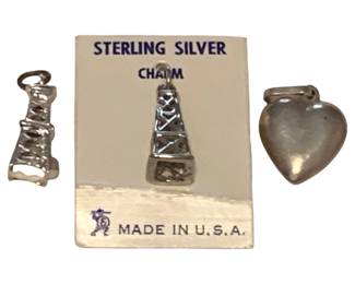29 - 3 Sterling Silver Pendants