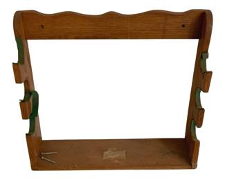 2036 - Wood Gun Rack - 22 x 21 x 5