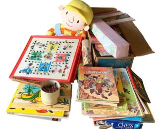 922 - Lot of Assorted Child's Books, Toys & More