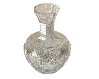 318 - Glass Vase - 8" Tall