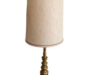 93 - Brass Table Lamp - 39" Tall (Description): Used as-is electric/electronic/mechanical  item - no guarantee all components, untested.
