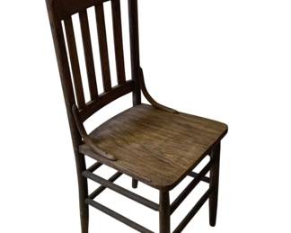 854 - Wooden Chair - 16 x 16 x 36
