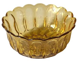 488 - Anchor Hocking Fairfield Amber Bowl - 9 x 4
