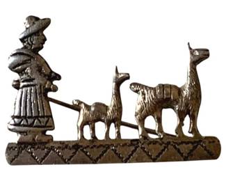 359 - Sterling Silver Pin - 2 x 1.5