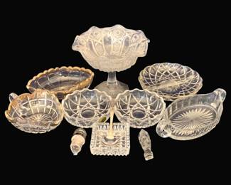 813 - Lot of Assorted Glass Items