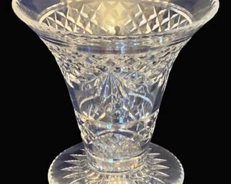 684 - Cut Crystal Vase - 7 x 7