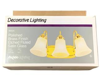 916 - Decorative Lighting Light Fixture (Description): 18.5 x 9 x 10.5 Used as is electric/electronic/mechanical  item. No guarantee all components, untested.