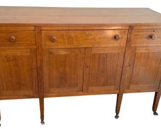748 - Vintage Hepplewhite Style Sideboard (Description): 72 x 28 x 44