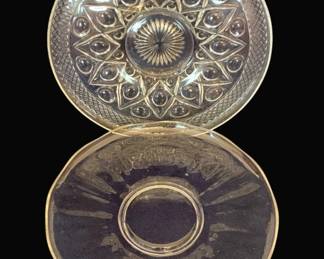 824 - Imperial Cape Cod & Glass 14" Platters
