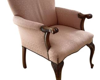 2026 - Vintage Upholstered Arm Chair - 34 x 28 x 38