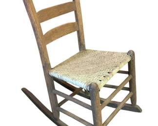 3148 - Wood Rocker - 18 x 28 x 33