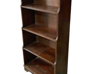 864 - Mahogany Bookshelf - 24 x 9 x 49