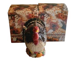 3086 - 2 World Bazaars Turkey Tureens w/ Boxes-9 x 11 x 8