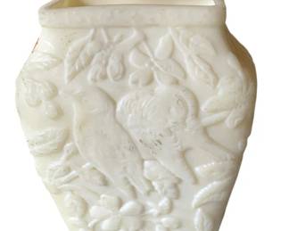 198 - Imperial Love Bird Vase in Ivory - 5" Tall