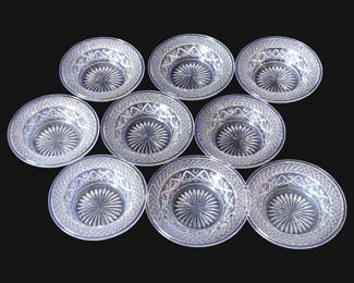 369 - 9 Imperial Cape Cod Bowls - 6" Round