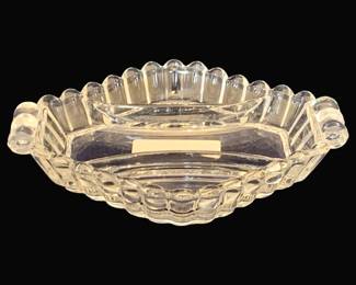 805 - Heisey Crystolite Relish Dish - 9.5 x 8
