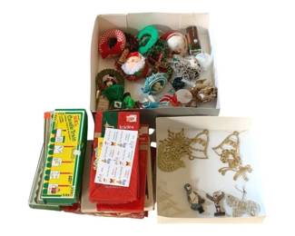3038 - Lot of Assorted Christmas Decor
