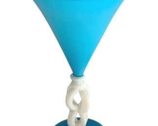 637 - Carder Steuben 5120 Goblet - 7" Tall
