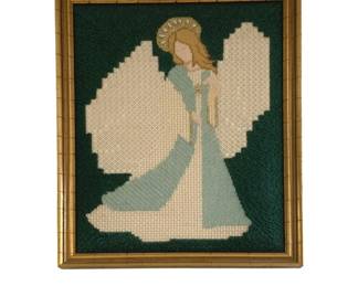 595 - Framed Needlepoint - 11 x 14