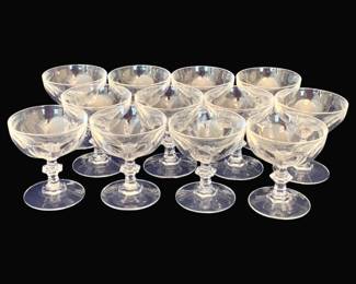 716 - 12 Colonial Sherbets - 4" Tall