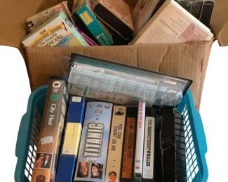124 - Lot of Assorted VHS Tapes & More