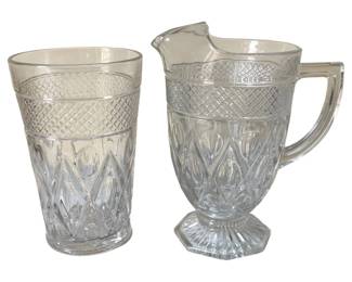 247 - Imperial Cape Cod Pitcher & Vase - 10" Tall