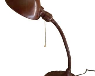 3056 - Vintage Desktop Lamp - 20" Tall (Description): Used as is electric/electronic/mechanical  item. No guarantee all components, untested.