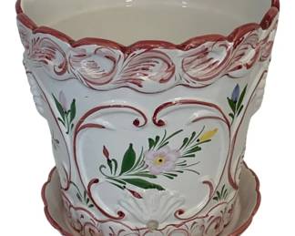 1017 - Planter w/ Under Plate - 8 x 8