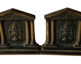 157 - Bronze Bookends - 5 x 5.5 x 1.5