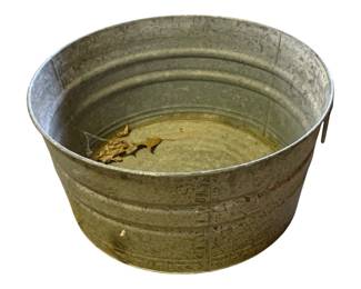 3157 - Metal Bucket Tub - 22 x 11