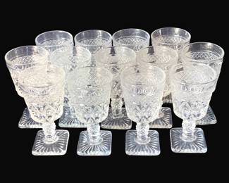 389 - 13 Imperial Cape Cod Water Goblets - 5.5" Tall