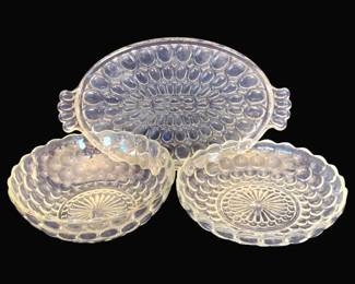 784 - 3 Glass Dishes