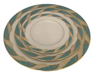 1022 - 3 Lenox Plates - 10", 8.5", 6.5" Round
