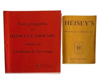 148 - 2 Heisey Glass Books