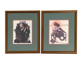 2047 - 2 Norman Rockwell Prints - 16 x 20.5