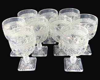 413 - 9 Imperial Cape Cod Cocktail Stems (Description): 5.5" Tall