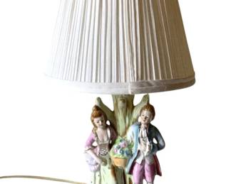 230 - Ceramic Figural Lamp - 14" Tall (Description): Used as-is electric/electronic/mechanical  item - no guarantee all components, untested.